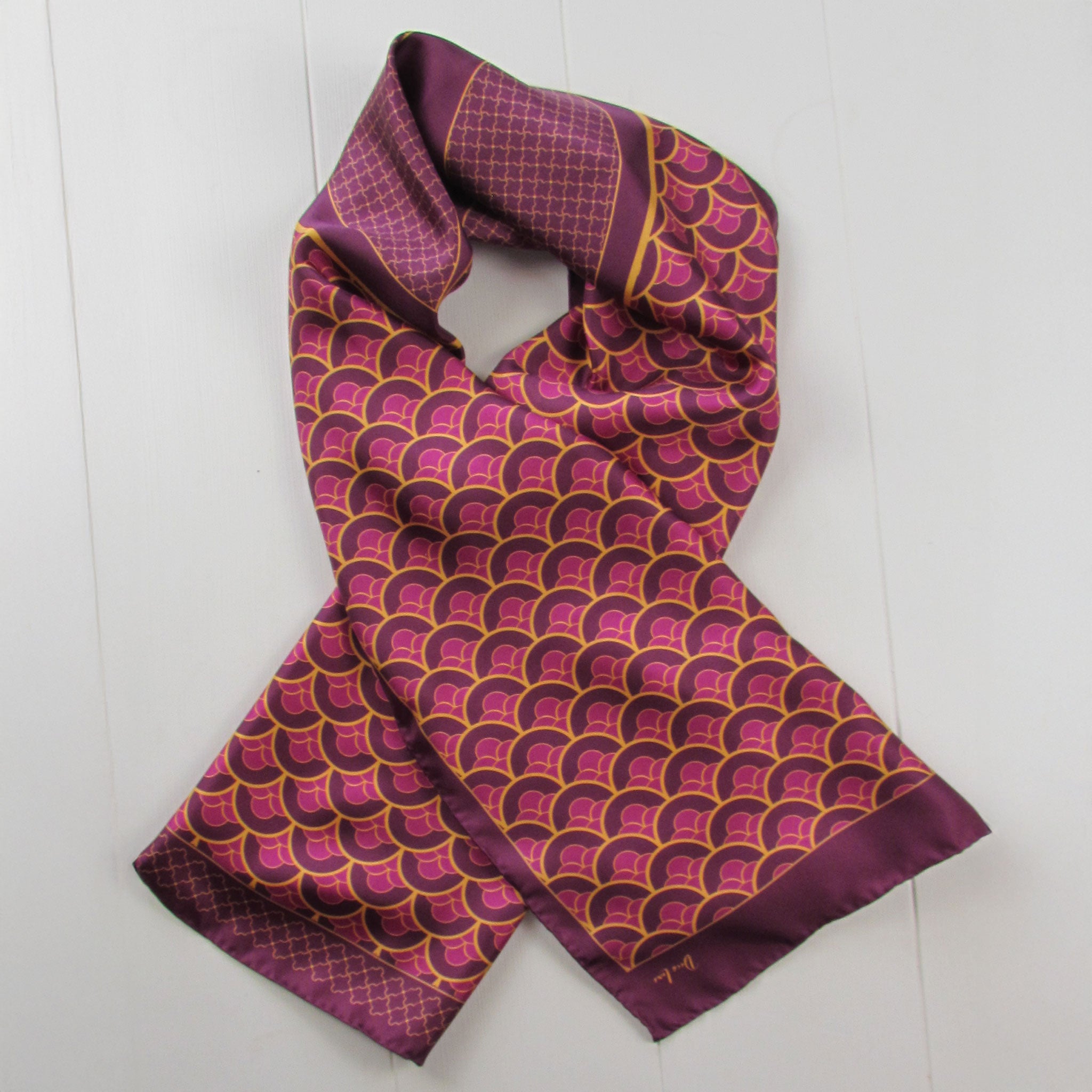 Gatsby scallop - Silk scarf