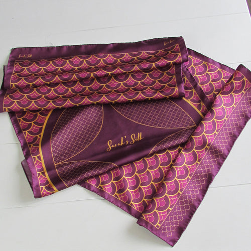 Gatsby scallop - Silk scarf