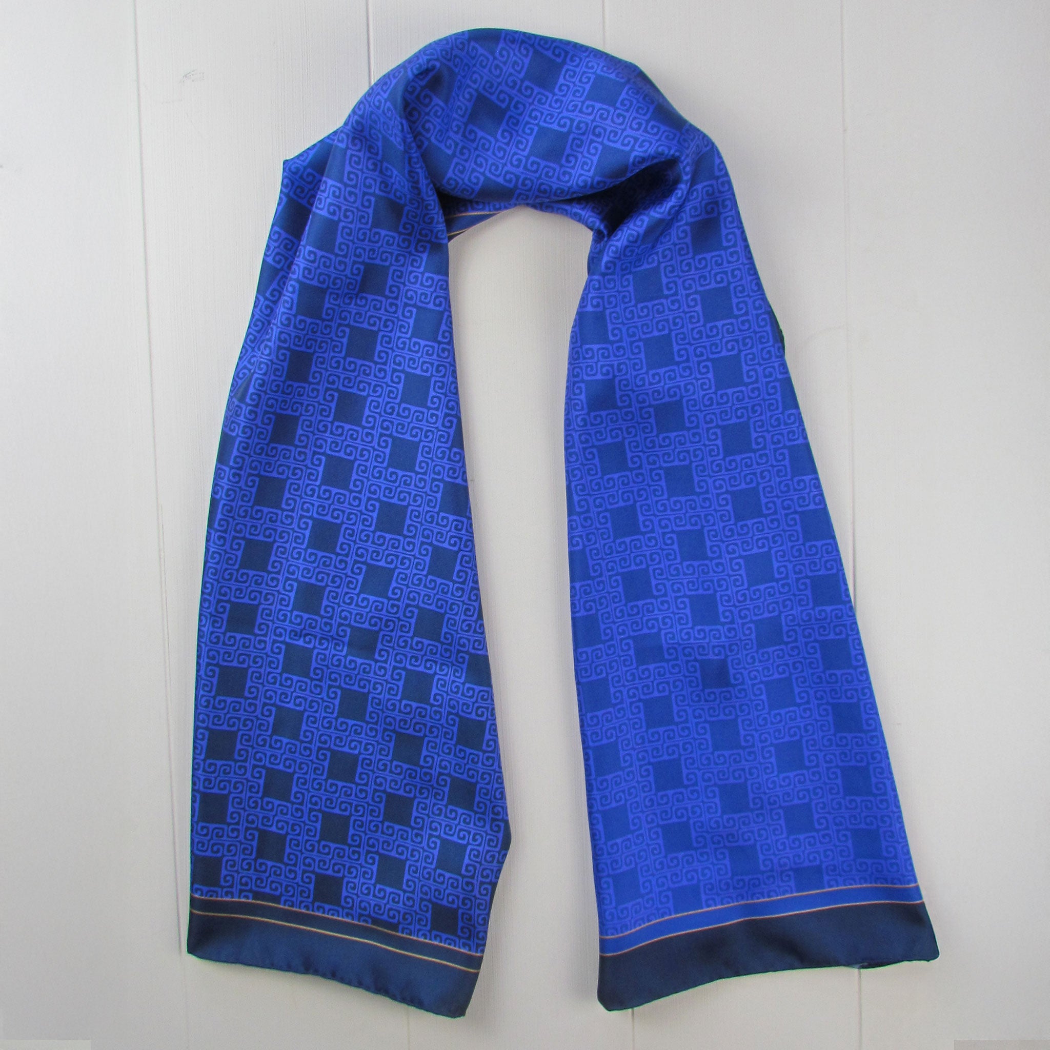 Midnight maze - Silk scarf